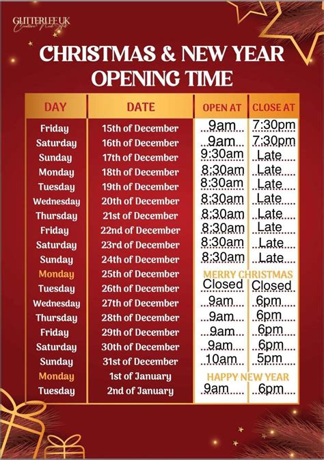 christmas opening time pink nails spa bingley