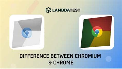 heres  difference  chromium chrome