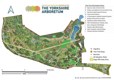 arboretum map yorkshire arboretum