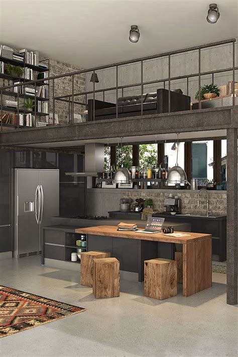 industrial kitchen design ideas  magzhouse