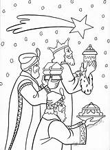 Wise Men Three Coloring Pages Wisemen Christmas Colouring Nativity Bible Sunday School Crafts Star Kids Sheets Visit Color Preschool Following sketch template