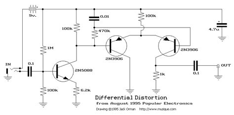 stompboxed  guitar pedal builders repository differential distortion
