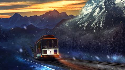 train journey mountains wallpapers hd wallpapers id
