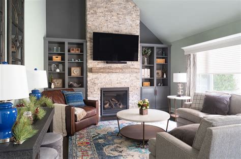 transitional rustic living room ngd interiors philly interior design