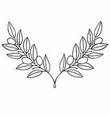 Tattoo Olive Branches Simple Branch Tattoos Celtic Side Mom sketch template