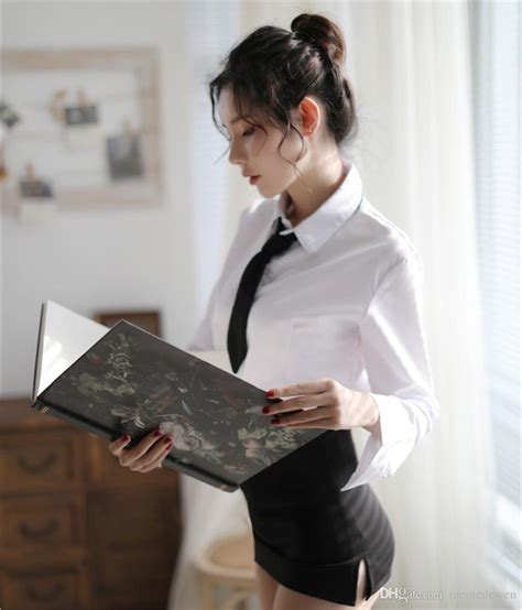 2020 sexy uniforms temptation female secretary lingerie tight package