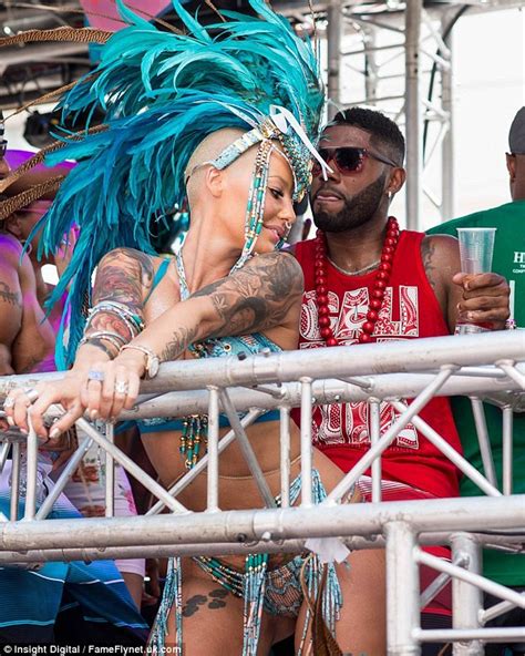 Amber Rose Parties At Trinidad Carnival Amid Khloe