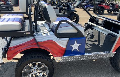 custom paint jobs golf carts  texas