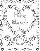 Coloring Pages Printable Mothers Adults Mother Happy Card Mom Activities Online Cards Print Sheets Fun Colouring Color Kids Template Coupons sketch template