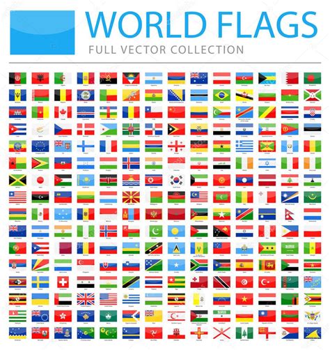 50 Paises Con Sus Banderas En Ingles Banderas De Todo El