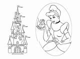 Castle Coloring Pages Cinderella Disney Frozen Elsa Lego Drawing Hogwarts Color Charming Prince Sheets Princess Silhouette Disneyland Easy Ice Kids sketch template