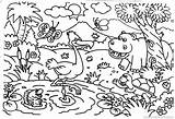 Mewarnai Hitam Kebun Pemandangan Binatang Hewan Diwarnai Kumpulan Mewarna Lukisan Haiwan Alam Belum Pertandingan Kanak Buku Frewaremini Berwarna Freewaremini Ilustrasi sketch template