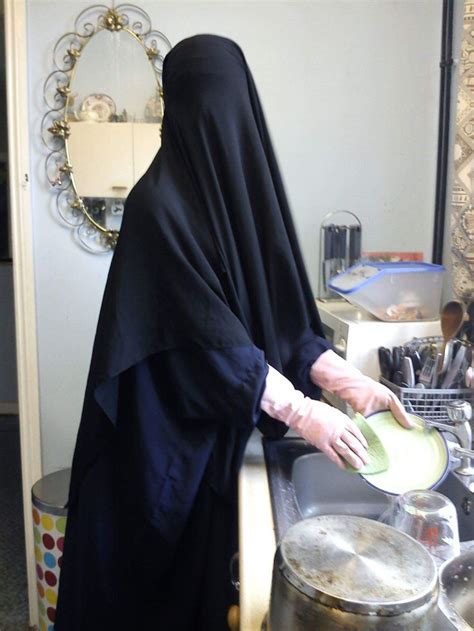 proud niqabi cleaning her house with images arab girls
