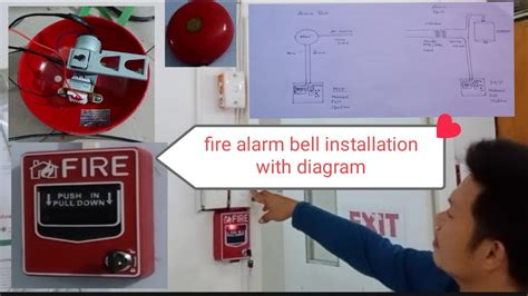 manual fire alarm bell installation  diagram youtube