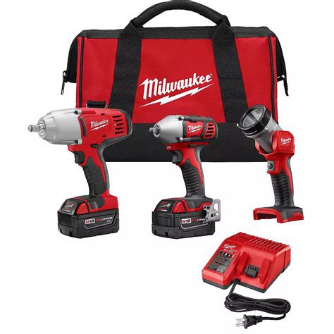milwaukee tool  cordless lithium ion  piece combo kit  home depot canada