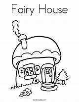 Coloring House Fairy Pages Cottage Mushroom Kids Tree Colouring Print Houses Color Printable Welcome Template Noodle Twisty Sheets Sweet Login sketch template
