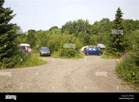 dutch campsite  rolde holland stock photo alamy