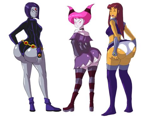 toon tushies cropped by axel rosered teen titans