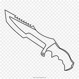 Knife Coloring Huntsman Template sketch template