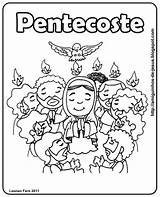 Pentecostes Colorir Catequese Pentecoste Amiguinhos Atos Imprimir Trindade Santissima Espírito Apóstolos Covil Segredos Missão sketch template