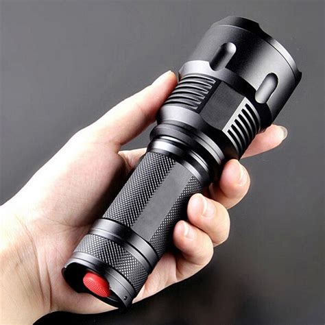 military grade lm  torch led tactical flashlight waterpoof