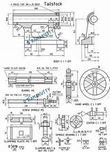 Drawing Machine Lathe Tailstock Tail Drawings Paintingvalley sketch template