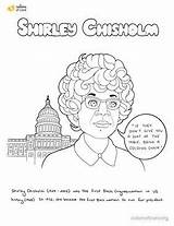 Shirley Chisholm sketch template