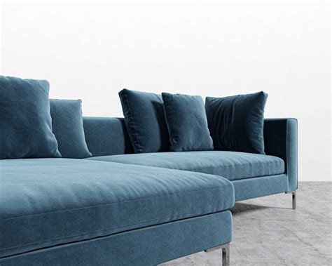 hugo sofa sectional modern sofa sectional rove concepts