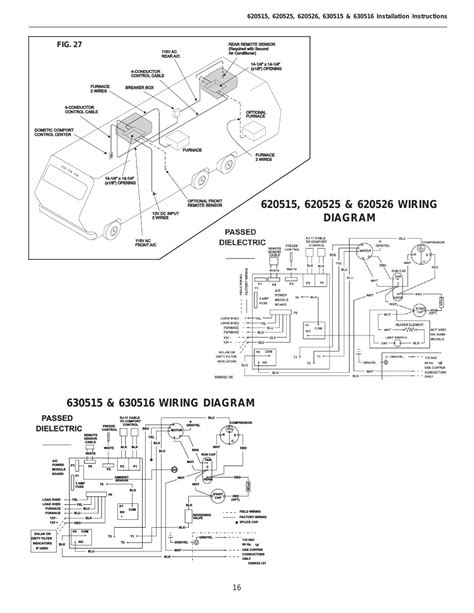 wiring diagram   dometic penguin  profile air conditioner