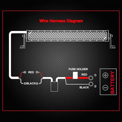 led light bar wiring harness diagram  wiring collection