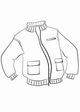 Jacke Ausmalbilder Ausmalen Ausmalbild Kleidung Chaqueta Ausdrucken Supercoloring Schuhe sketch template