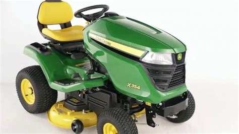 John Deere X354 Lawn Tractor With 42″ Edge Xtra Mulch Deck
