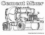 Trucks Mixer Coloringtop Finest sketch template