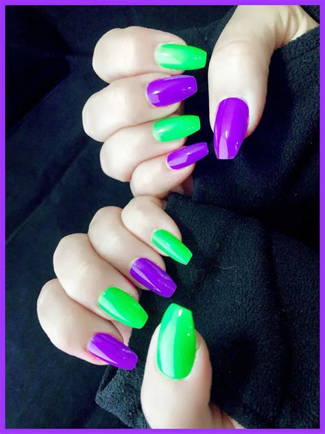 green neon nail polish nail lacquer   nail polish etsy