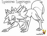 Lycanroc Hoopa sketch template