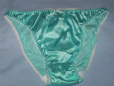 aqua silk satin panties available in uk sizes 8 20