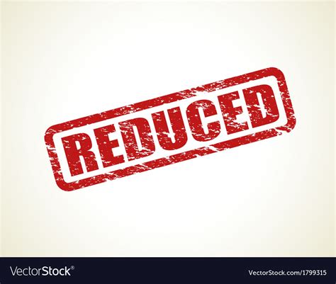 reduced stamp royalty  vector image vectorstock