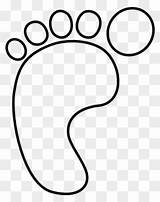 Foot Footprint Footprints Nicepng sketch template