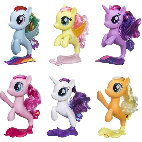pony  seapony toys twilight sparkle rainbow dash pinkie pie rarity fluttershy