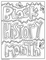 History Month Coloring Pages Printable Color Getcolorings sketch template