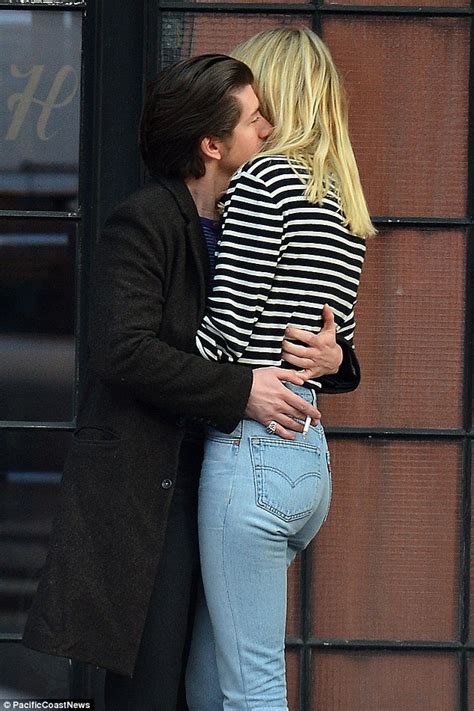 Alex Turner Can T Keep His Hands Off Model Girlfriend Taylor Bagley As