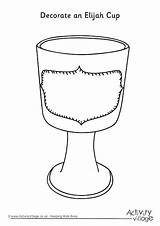 Cup Kids Passover Coloring Elijah Activities Decorate Colouring Activity Seder Cups Pages Meal Printable Crafts Worksheets Books Religious Studies Choose sketch template