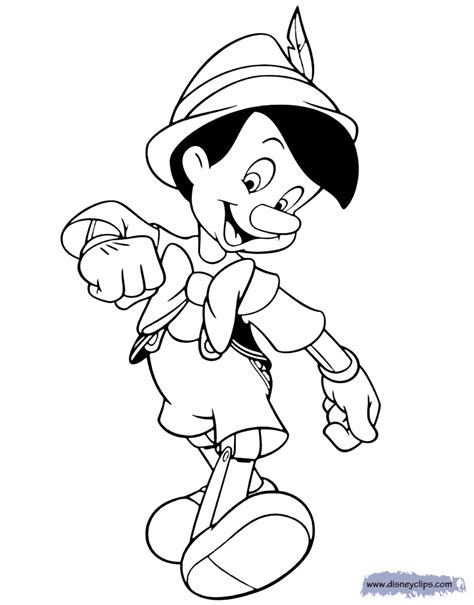 printable pinocchio coloring pages disneyclipscom