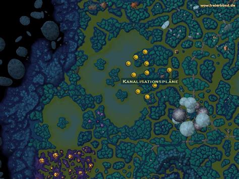 kanalisationsplaene quest gegenstand map guide freier bund world  warcraft