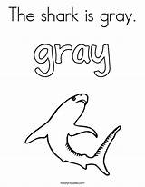 Gray Coloring Shark Things Grey Noodle Twistynoodle Built California Usa Print Change Template sketch template