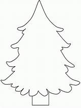 Tree Christmas Coloring Blank Pages Trees Clipart Big Color Line Colouring Clip Coloringhome Graphic Decorations Library Cliparts Popular Kids Comments sketch template