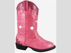 Mountain Boots Toddler Girls Austin Lights Pink Faux Leather Cowboy