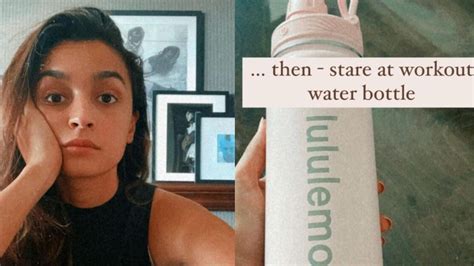 Alia Bhatt Says She Thinks About Pizza Stares At Her Bottle In An