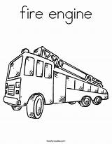 Fire Coloring Engine Truck Worksheet Noodle Service Built California Usa Twisty sketch template
