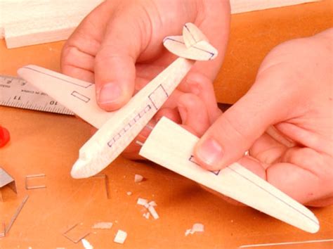 balsa glider template easy diy woodworking projects step  step